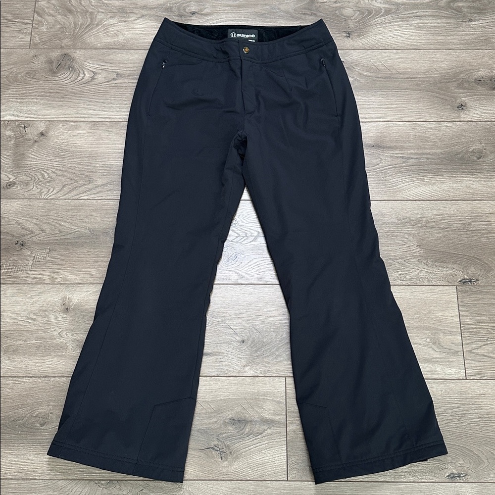 Sunice‎ Mid Rise Black Ski Snow Pants Size 10 Short